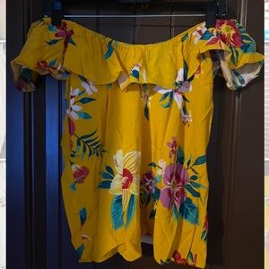 Yellow blouse